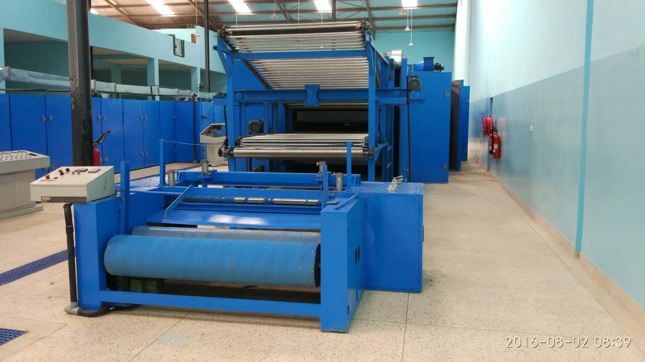 AL--Línea de producción de almohadillas de fregado para maquinaria no tejida